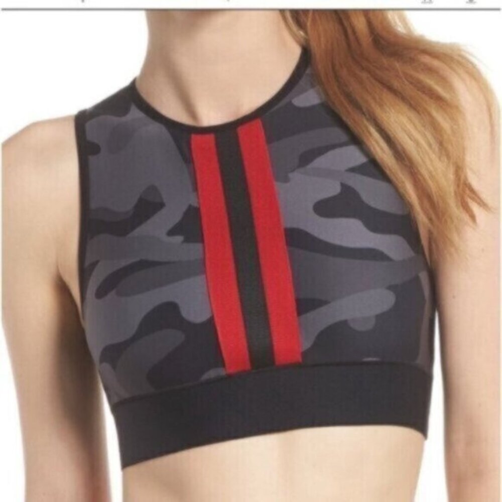 Ultracor Women's Black Camo Collegiate Nero Rogue Crop Top Size XS